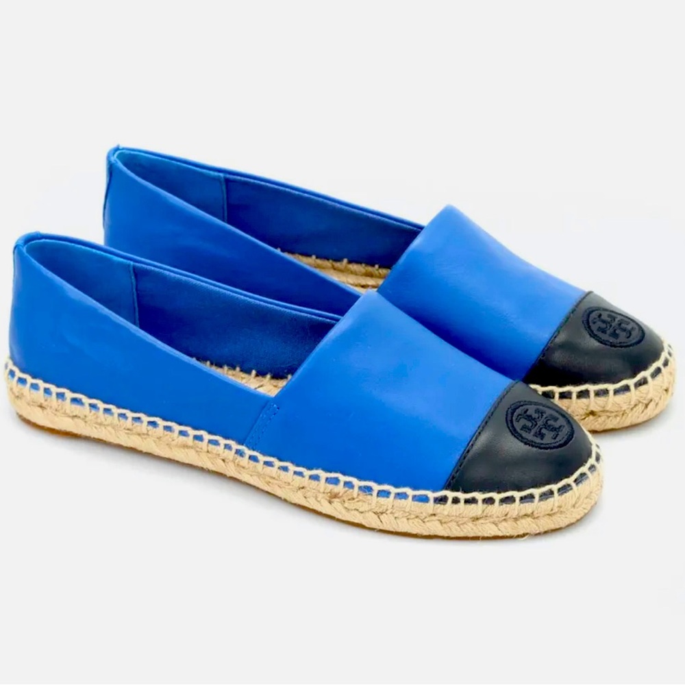 Tory Burch color block espadrille shoe, size 9